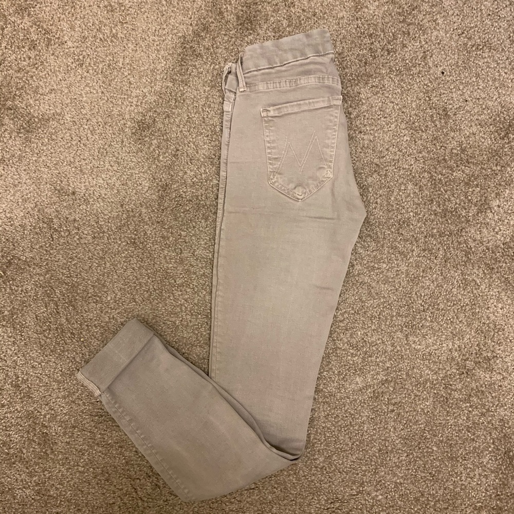 MOTHER The Looker Khaki colored jeans